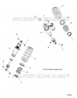 SUSPENSION, SHOCK TRASERO MOUNTING