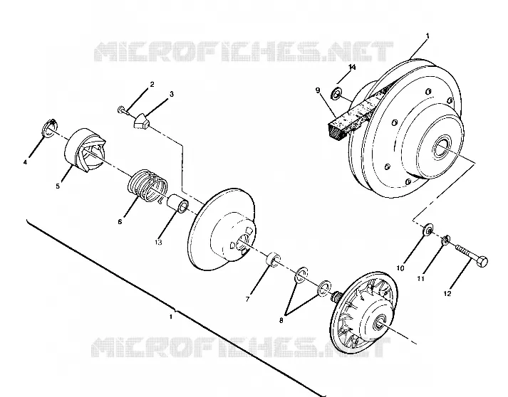 accionado de embrague ASSEMBLY 350 4X4 / W928139 (4922832283026A)