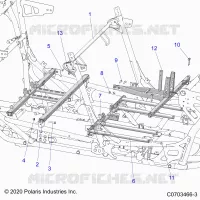 CHASSIS, SEAT AND CENTER MONTAJE DE LA CONSOLA