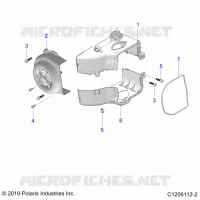 ENGINE, FAN COVER AND SUDARIO