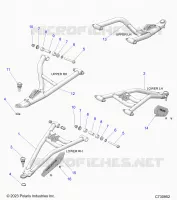 SUSPENSIÃ“N DELANTERA CONTROL ARMS