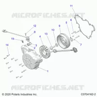 ENGINE, STATOR AND FLYRUEDA