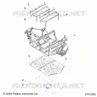 CHASSIS, MAIN FRAME AND ESQUÃD PLATES