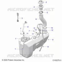 SISTEMA DE COMBUSTIBLE, FUEL TANK