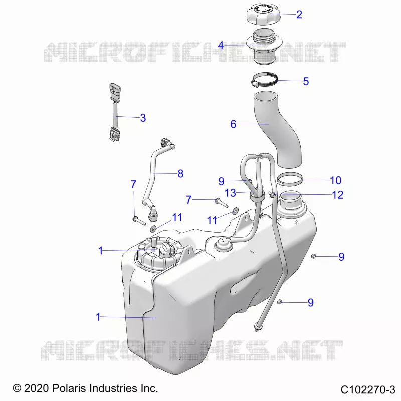 SISTEMA DE COMBUSTIBLE, FUEL TANK