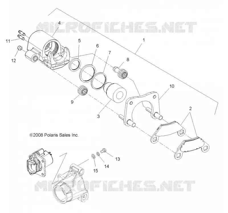 BRAKES, PINZA TRASERA