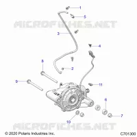 TREN, FRONT GEARCASE MOUNTING
