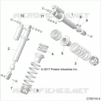 SUSPENSION, CHOQUE FRONTAL MOUNTING
