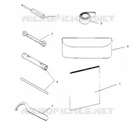 KIT DE HERRAMIENTA Storm 0950782, Storm SKS 0950582,  Euro Storm E950782, Euro Storm (4929012901C008)