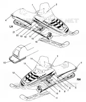 ETIQUETAS 500 EFI 0963774 and EUROPEAN 500 EFI E963774 (4936183618A013)