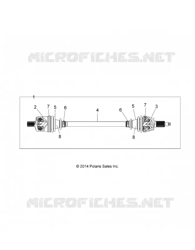 TREN, FRONT HALF SHAFT