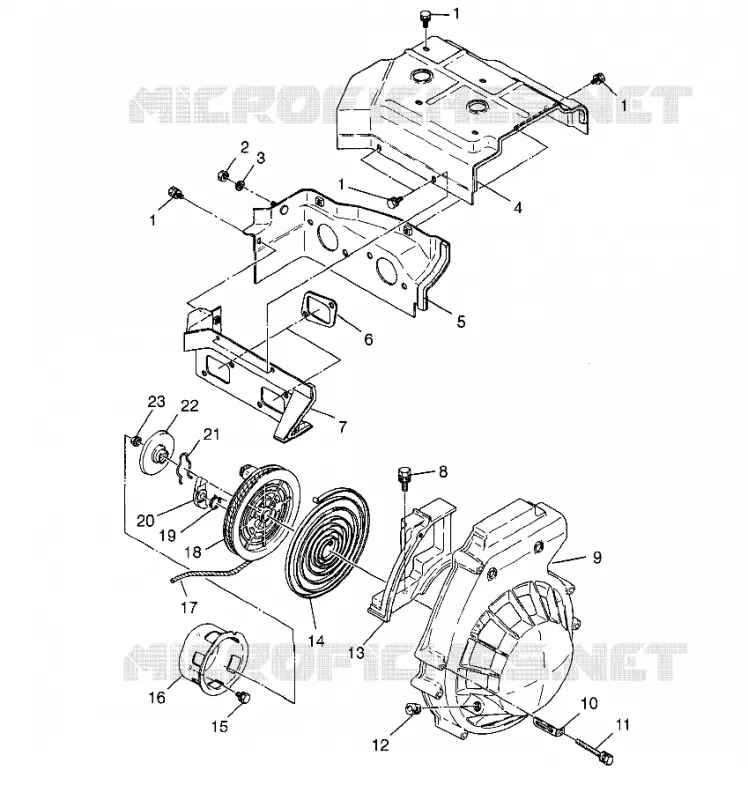 VENTILADOR CAJA   RETROCESO LITE 0983433 and LITE DELUXE 0983431 (4941864186C006)