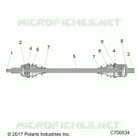 TREN, FRONT HALF SHAFT