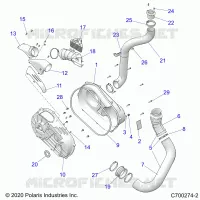 TREN, CLUTCH COVER AND DUCTING