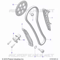 LA CADENA DE LEVAS AND TENSIONER
