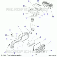 ENGINE, TOMA DE AIRE SYSTEM
