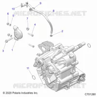 TREN, MAIN GEARCASE MOUNTING