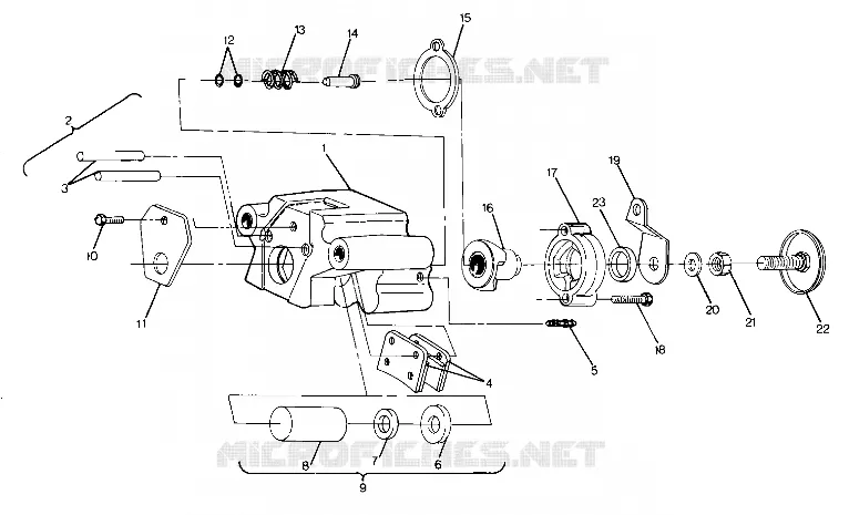 FRENO TRASERO ASSEMBLY (4917711771030A)