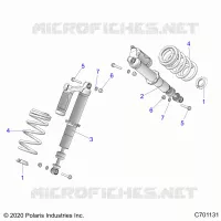 SUSPENSION, CHOQUE FRONTAL MOUNTING