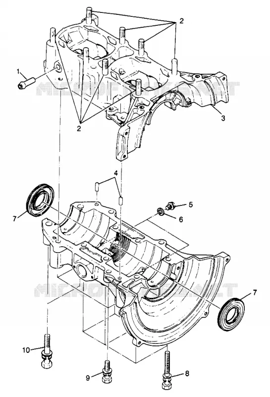 CAJA DEL CIGÜEÑAL TRAN SPORT 0970143 and EUROPEAN TRAN SPORT E970143 (4938293829C005)