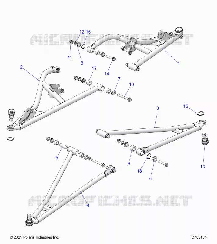 SUSPENSIÃ“N DELANTERA CONTROL ARMS