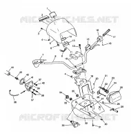 MANILLAR y la linterna POD XPLORER 400L W969140 (4935983598B010)