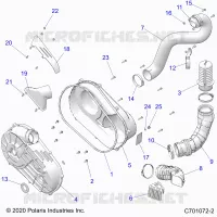TREN, CLUTCH COVER AND DUCTING