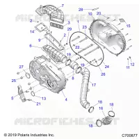TREN, CLUTCH COVER AND DUCTING