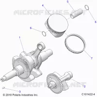 ENGINE, CIGUEÑAL, PISTON AND BALANCE SHAFT