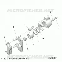 BRAKES, PINZA TRASERA