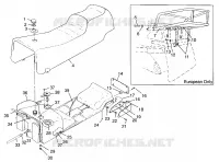 ASIENTO Y TANQUE DE GAS XLT TOURING 0963357 and EUROPEAN XLT TOURING E963357 (4931923192A009)