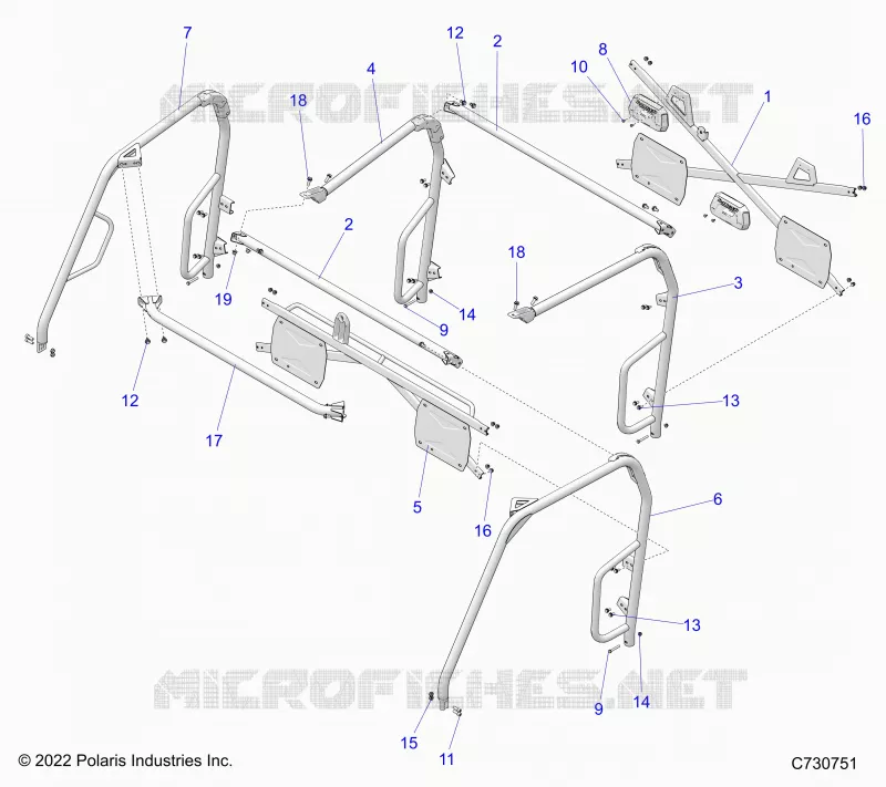 CHASSIS, CAB BASTIDOR