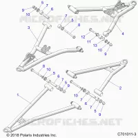 SUSPENSIÃ“N DELANTERA CONTROL ARMS