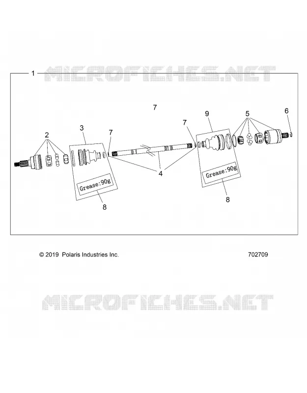 TREN, HALF SHAFT, FRONT