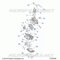 ENGINE, CRANKCASE AND CIGUEÑAL