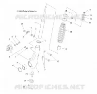 SUSPENSION, PUNTAL DELANTERO