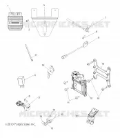 REGULADOR, RELAYS, SENSORES and ECU
