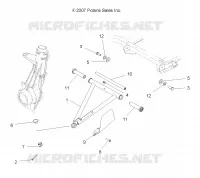 SUSPENSION, A-ARM and PUNTAL MOUNTING