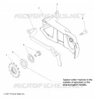 TREN, FRONT SPROCKET GUARD