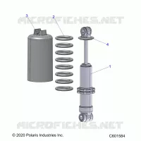 SUSPENSION, CHOQUE FRONTAL TRACK