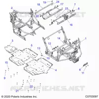 CHASSIS, MAIN FRAME AND ESQUÃD PLATES
