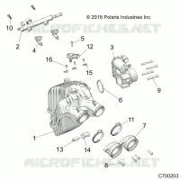 ENGINE, INTAKE AND CUERPO DE MARIPOSA