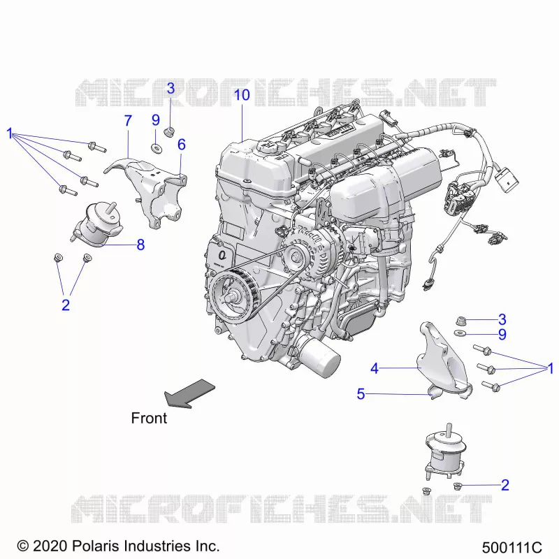 MOTOR, MOUNTING