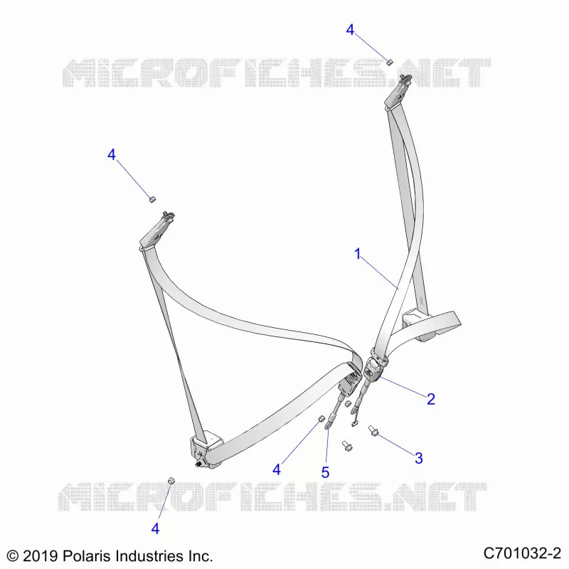 ASIENTO BELT MOUNTING