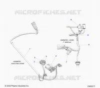 ELECTRICA, WIRE HARNESS, HOOD, ELECTRIC START