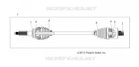 DRIVE TRAIN, TRASERO UNIDAD SHAFT (TO 7/3/2017)