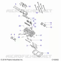 ENGINE, CULATA, CAM AND VALVES