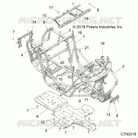 CHASSIS, MARCO PRINCIPAL AND SKID PLATES