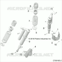 SUSPENSION TRASERA SHOCK MOUNTING