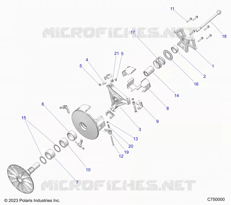 TREN, PRIMARY CLUTCH
